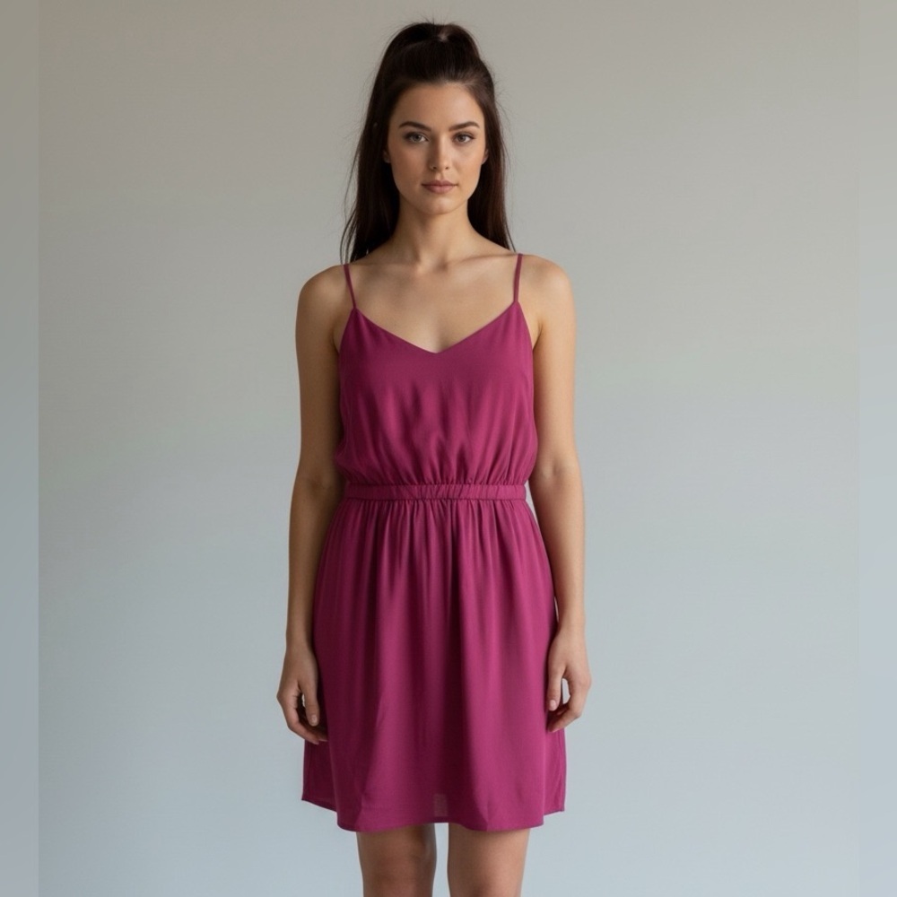 Madewell - Broadway Silk Spaghetti Strap Dress